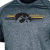 NCAA Iowa Hawkeyes Men's Gray Poly T-Shirt - 3 of 3