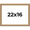 PosterPalooza | 22x16 Wood Antique Frame with UV Acrylic, 4 Finishes: Bronze, Gold, Silver, and Black - 2 of 4