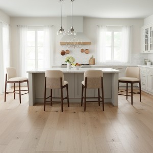 Christopher Knight Home Iven Modern Rubberwood Upholstered Counter Stools (Set of 4) - 1 of 4