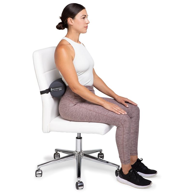 The Original McKenzie Lumbar Roll by OPTP – USA-Made Low Back Lumbar Pillow and Lumbar Support for Office Chair- Firm Density, 4 of 9
