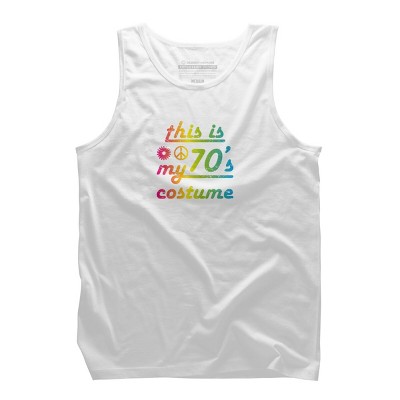 Men's Design By Humans This Is My 70s Costume Funny 70s Show Halloween 1970s Gifts 70s By dogsandhugs Tank Top