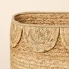 Natural Woven Scalloped Storage Basket - Hearth & Hand™ with Magnolia - image 3 of 3