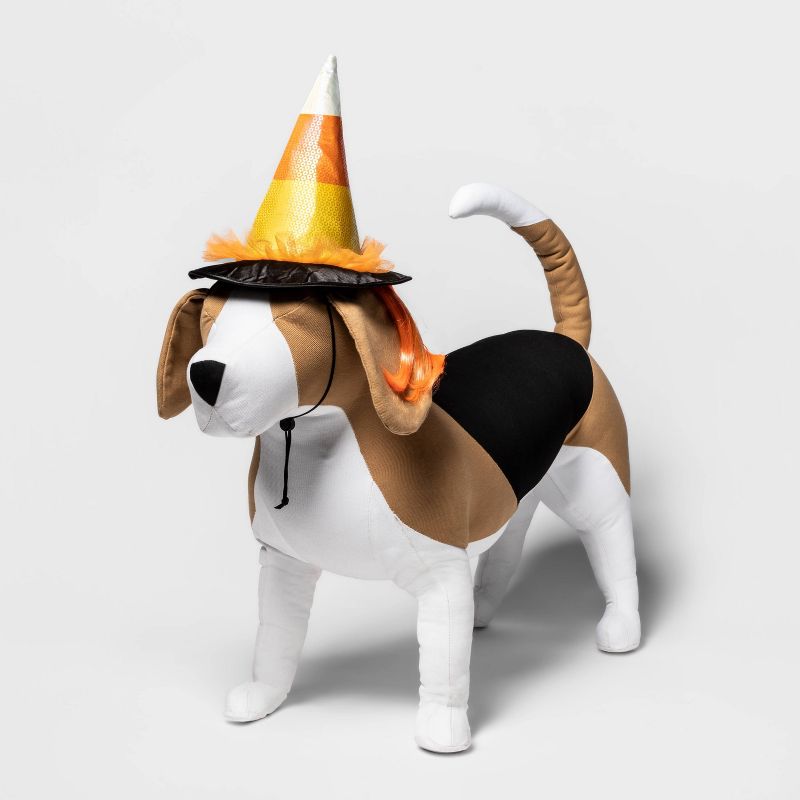 Candy Corn Witch Hat Dog and Cat Costume - Hyde & EEK! Boutique™, 5 of 9