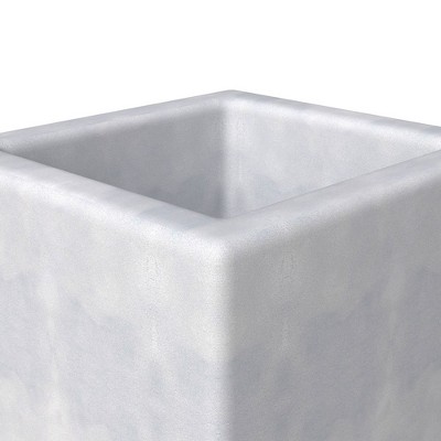 Tall Aged Concrete Fiberstone and MGO Clay Planter