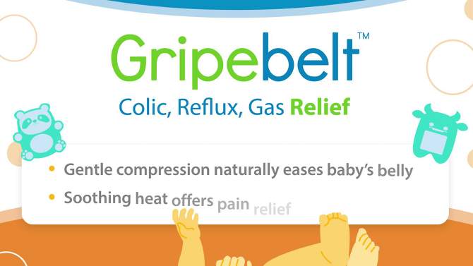 Dr. Brown&#39;s Infant Gripebelt for Colic Relief Heated Swaddling Belt - Lamb, 2 of 13, play video