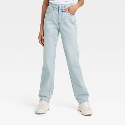 Women s High rise 90 s Straight Jeans Universal Thread Light