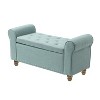 Sonia 43.7" Wide Storage Bench  | ARTFUL LIVING DESIGN - 3 of 4