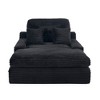 Dolonm 75" Deep Seat Sofa: 2-Seater with 4 Pillows, Plush Fabric, Easy Assembly for Living Room/Apartment/Office - 2 of 4