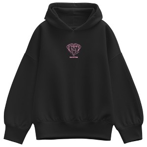 Women's - Monster High - Ornate Heart Pink Oversized Fleece Hoodie