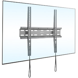 Mount-It! Low Profile Slim TV Wall Mount Fixed TV Bracket Fits 32" - 55" TVs, 77 Lbs. Weight Capacity, 1.1" Profile from the Wall - 1 of 4