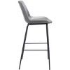 Zuo Byron Barstool Gray - 2 of 4