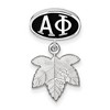 Black Bow Jewelry Sterling Silver Alpha Phi Greek Life Bracelet Bead Charm - 2 of 3