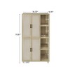 70" Kitchen Pantry Cabinet, Freestanding Storage Cabinet with 4 Doors, Kitchen Buffet Cupboard, Storage Cabinet for Kitchen Dining Living Room - 3 of 4