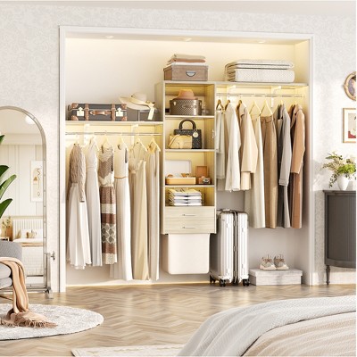 Aheaplus Laundry Room Organizer with Drawers, Closet System