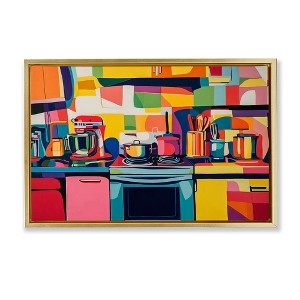 Stupell Industries Whimsical Hued Kitchen, 25" x 17" - 1 of 4