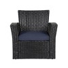 WestinTrends  4-Piece Modern Patio Conversation Sofa Set with Cushions - 4 of 4