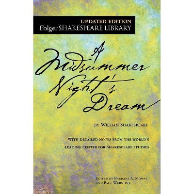 A Midsummer Night's Dream - (Folger Shakespeare Library) Annotated by  William Shakespeare (Paperback)