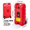 15 Gallon Portable Moving Gas Caddy Fuel Storage Saving Tank W/ 10FT Pump Hose - 2 of 4