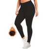 Women's High Waisted Leggings Tummy Control Buttery Soft Yoga Pants Womens Gym Workout Running Leggings - 4 of 4