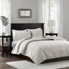 Gulches Full/Queen 3 Piece Velvet Quilt Set Ivory - 2 of 4