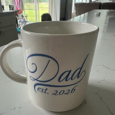 14oz Dad Est.2026 Stacking Mug White - Room Essentials : Target