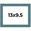 PosterPalooza | Photo Size Simple Blue Picture Frame - UV Acrylic, Foam Board Backing, Hanging Hardware - 2 of 4