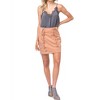 Women's High Waist Grommet Mini Skirt - entro - 4 of 4