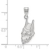 Black Bow Jewelry Sterling Silver Idaho Vandals NCAA Large Pendant - 2 of 3