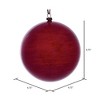 Vickerman Wood Grain Ball Ornament - 2 of 3