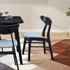 NicBex Dining Chairs Set of 2 Upholstered Chair Mid-Century Modern Chair with Wood Legs, Fabric Accent for Kitchen, Bedroom - 2 of 4