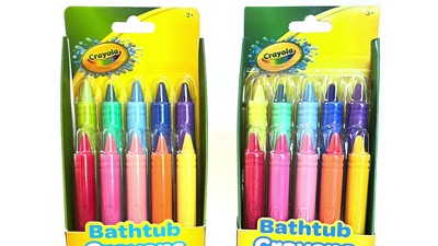 10 Pieces Bathtub Crayons Bath Crayons Washable Easy Clean