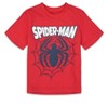 Marvel Avengers Spider-Man Toddler Boys T-Shirt Shorts Set Spiderman: Red / Blue  - 2 of 4