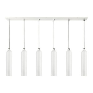 Livex Lighting Ardmore 6 - Light Island Pendant Light in  Shiny White - 1 of 1