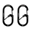 Nite Ize G-Series Dual Chamber Carabiner, Size 4, Stainless, 4-Pack - Key Organizer for Water Bottles & Keys - 2 of 4