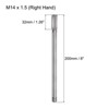 Unique Bargains High Speed Steel Straight Flute Metric Taper Plug Thread Milling Taps - 2 of 4