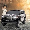 12V 2-Seater Kids Ride On Truck, Electric Car w/Remote, 3 Speeds, LED Lights, Music, Horn & Suspension, Toy Vehicle - 4 of 4