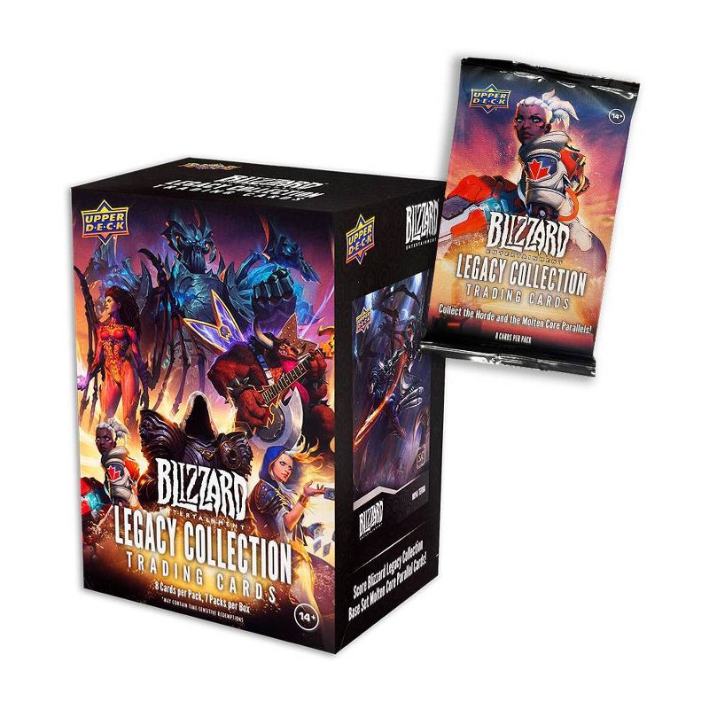 Upper Deck Blizzard Entertainment Legacy Trading Card Blaster Box, 2 of 4