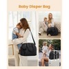 Diaper Bag Tote Puffer Baby Diaper Bag, 15.6 Inch Travel Diaper Tote with Changing Pad - 4 of 4