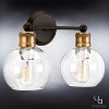 Urban Ambiance Luxury Vintage Industrial Bath Fixture,  10-7/8"H x 15-1/2"W,  Olde Bronze Finish, UHP2500 - 3 of 4