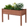 Bella Depot Elevated Wooden Planter Box for Outdoor Plants Flowers Fruits Vegetable Herb Growing - 3 of 4