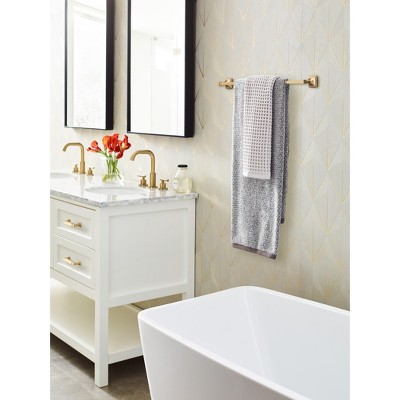 Champagne Bronze 24" Wall Mounted Towel Bar