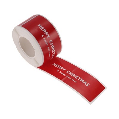 Unique Bargains Christmas Stickers for Ceramic Glass Metal Paper Plastic Peel Holiday Phrases 1Pc
