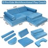 Kids Couch 13PCS Play couch,modular kids play couch for playroom, Playhouse Play Set for Toddlers Babies, Foam Modular Sectional Sofa - 2 of 4