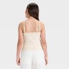 Girls' Pointelle Strappy Cami - art class™ - 3 of 3