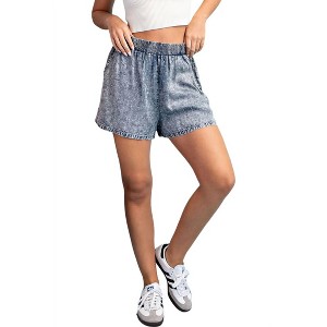 Women's Rhinstone Shorts - ee:some - 1 of 4