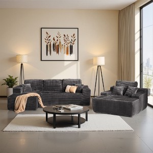 XIZZI Modular Sectional Sofa Couch, L/U-Shape Upholstered Couch, Modern Minimalist Couches for Living Room, Free Combination Deep Seat Corner Couch - 1 of 4