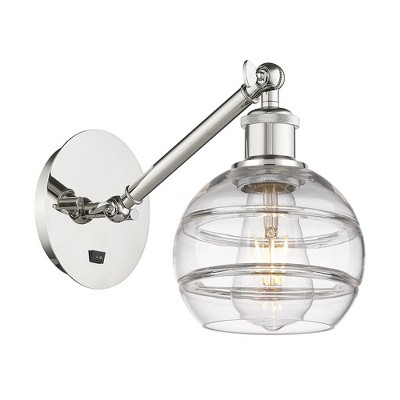 Rochester - 1 Light Arm Adjusts Up and Down Wall Sconce In Industrial Style-7.88 Inches Tall and 5.88 Inches Wide