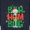 Men's - SpongeBob SquarePants - Squidward Bah Humbug Graphic Fleece Sweatshirt - 2 of 4