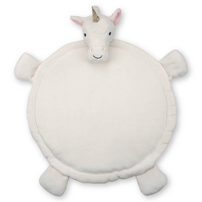 Lambs & Ivy Unicorn Play Mat - White