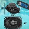 Pyle 5" x 7" 300W Three-Way Triaxial Car Speaker System - PL5173BK - 2 of 4